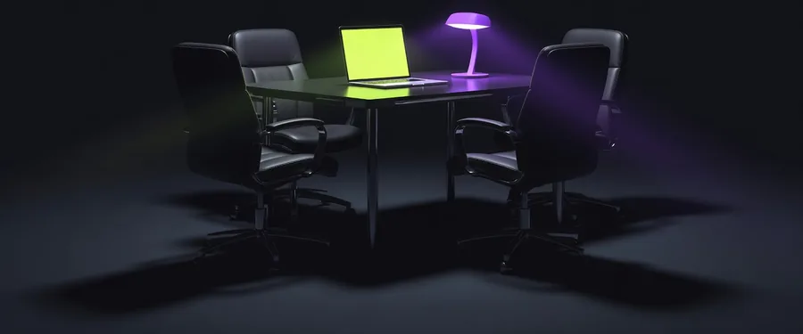 Illustratie: redactietafel